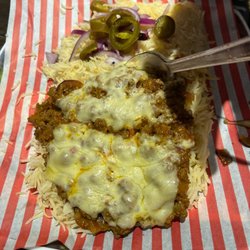 Chicago Grill - Chili beef and rice!
