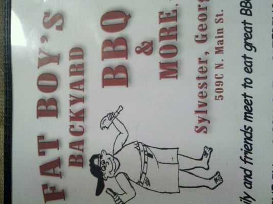 Menu photo 3 Fat Boy's Backyard Bbq & More Sylvester, GA Menu photo 3 Fat Boy's Backyard Bbq & More Sylvester, GA