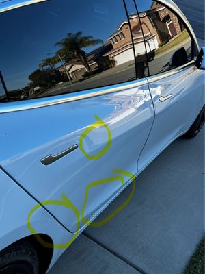 Photo of Precision Dents/ Paintless dent repair - La Verne, CA, US. Before
