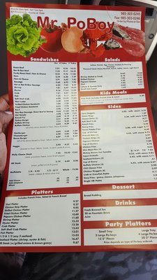 Menu photo 5 Mr. Po-Boy - West Side Houma, LA Menu photo 5 Mr. Po-Boy - West Side Houma, LA