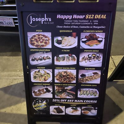 Menu photo 2 Joseph's Bar & Grill Downey, CA Menu photo 2 Joseph's Bar & Grill Downey, CA