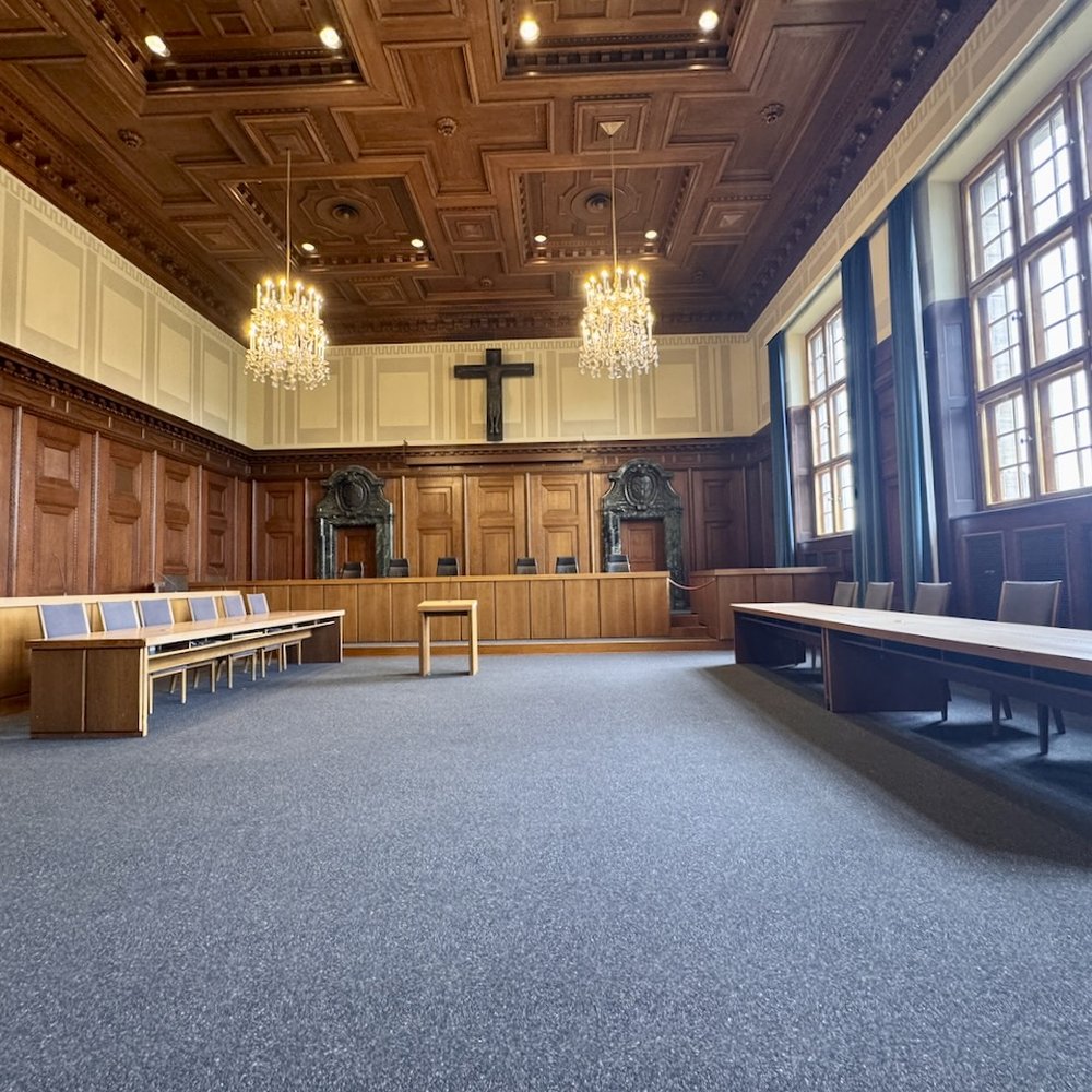 Memorium Nürnberger Prozesse - The courtroom - Landmarks & Historical Buildings Near Me - Nuremberg, BY