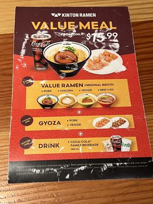Menu photo 1 Kinton Ramen North Vancouver, BC