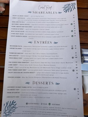 Menu photo 4 Coral Reef Lahaina, HI Menu photo 4 Coral Reef Lahaina, HI