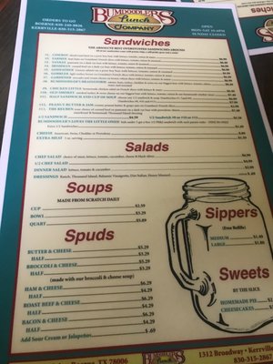 Menu photo 4 Bumdoodler's Lunch Boerne, TX Menu photo 4 Bumdoodler's Lunch Boerne, TX