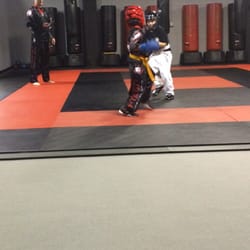 Hybrid Martial Arts - Watching the youngsters spar.