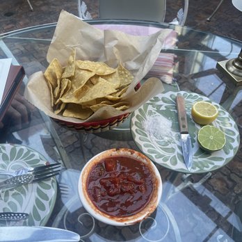 The Hideaway - Chips and salsa, they added a bean dip as well which was DIVINE - Steakhouses Near Me - Beverly Hills, California
