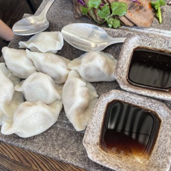 Dumpling House - Shrimp, Pork and Chive dumpling - Dim Sum Near Me - San Francisco, California Dumpling House - Shrimp, Pork and Chive dumpling - Dim Sum Near Me - San Francisco, California