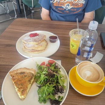 Lemon Tree Cafe and Market - Quiche Lorraine and pancake stack - Pizza Near Me - Las Vegas, Nevada Lemon Tree Cafe and Market - Quiche Lorraine and pancake stack - Pizza Near Me - Las Vegas, Nevada