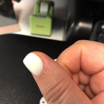 Infinity Nail Spa - The line on 2 sides of the nail that wasn't buffed out - Nail Salons Near Me - Princeton, Texas Infinity Nail Spa - The line on 2 sides of the nail that wasn't buffed out - Nail Salons Near Me - Princeton, Texas