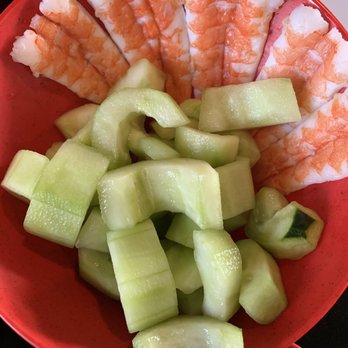 Sushi Omakase - Cucumber salad with shrimp - Sushi Bars Near Me - Gilroy, California Sushi Omakase - Cucumber salad with shrimp - Sushi Bars Near Me - Gilroy, California