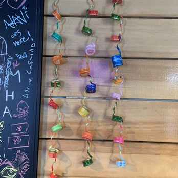 Gangnam Seattle - An unusual piece of art with caps and ribbons.. - Korean Near Me - Seattle, Washington Gangnam Seattle - An unusual piece of art with caps and ribbons.. - Korean Near Me - Seattle, Washington