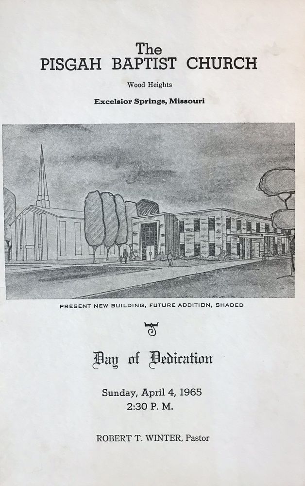 PISGAH BAPTIST CHURCH Updated August 2024 112 Pisgah Dr, Excelsior
