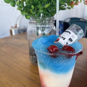 CJ's Crab Shack - Red white and blue - Seafood Near Me - Miami Beach, Florida