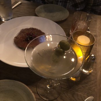 Fig 313 - Mmm dirty martini and ahi tartar (special app) - New American Near Me - San Clemente, California