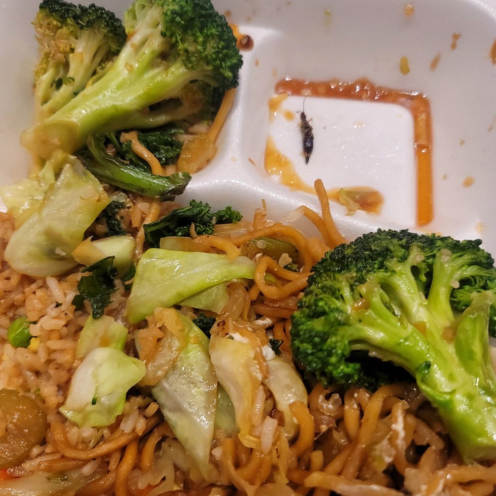 Panda Express - BUG in food - Chinese Near Me - Perris, California Panda Express - BUG in food - Chinese Near Me - Perris, California