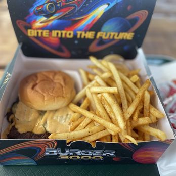 Burger 3000 - Double smash burger and seasoned fries - Burgers Near Me - Chatsworth, California