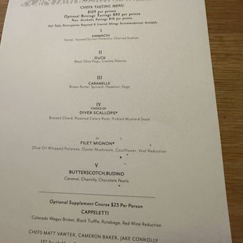 Radicato - Chefs menu - Italian Near Me - Breckenridge, Colorado