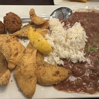 Dons Seafood- Hammond - 1/2 Catfish and 1/2 Red Beans - Seafood Near Me - Hammond, Louisiana