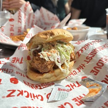 The Red Chickz - Spicy chicken sandwich. Medium heat. - Chicken Shop Near Me - Carlsbad, California