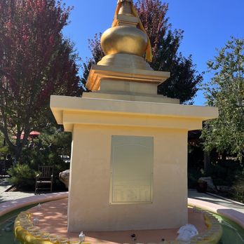 Ratna Ling - Bronze and gold monument - Yoga Near Me - Cazadero, California