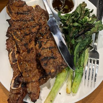 Asia Live - Seoul Char-Grilled Short 'Kalbi' Ribs, Smoky Gailan, House Ssam Jang Sauce - Pan Asian Near Me - Santa Clara, California Asia Live - Seoul Char-Grilled Short 'Kalbi' Ribs, Smoky Gailan, House Ssam Jang Sauce - Pan Asian Near Me - Santa Clara, California