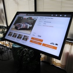 Advantage Furniture Rentals - You can now shop for thousands of brand new furniture and home accessory items using our Kiosk which utilizes a 49 inch touch screen monitor