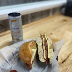 Salty Bagel - Pork Roll Egg and Cheese
