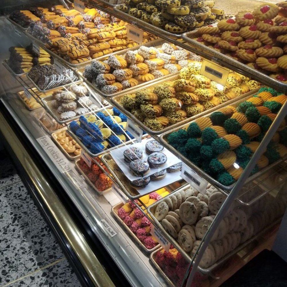 Russo Bakery - a variety of donuts in a display case - Bakeries Near Me - Maspeth, New York Russo Bakery - a variety of donuts in a display case - Bakeries Near Me - Maspeth, New York