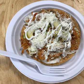 Refresqueria Morelia - Tostada de Tinga - Desserts Near Me - Pasadena, Texas Refresqueria Morelia - Tostada de Tinga - Desserts Near Me - Pasadena, Texas