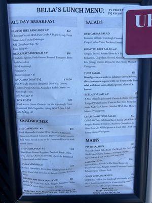 Menu photo 1 Bellas Bread and Butter Los Angeles, CA Menu photo 1 Bellas Bread and Butter Los Angeles, CA