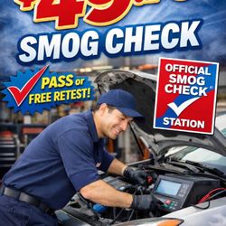 Super Station - $49.75 SMOG Check Special