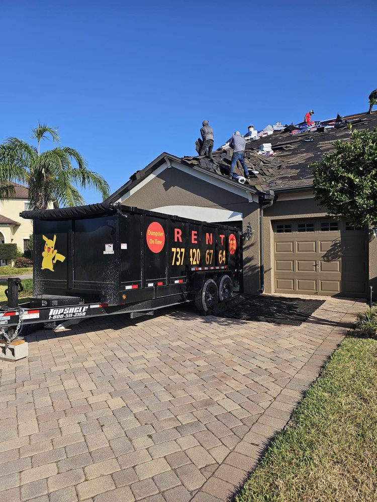 Slide of Dumpster On Time
