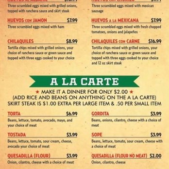 Taqueria Mazamitla - menu - Mexican Near Me - Lake Station, Indiana