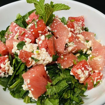 Blu Jam Cafe - Watermelon salad - Breakfast & Brunch Near Me - Los Angeles, California Blu Jam Cafe - Watermelon salad - Breakfast & Brunch Near Me - Los Angeles, California