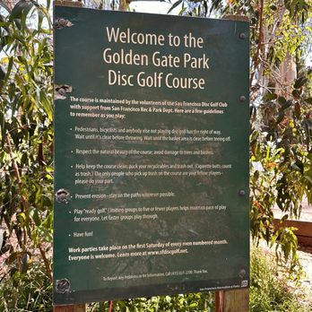 Golden Gate Disc Golf Course - Welcome - Disc Golf Near Me - San Francisco, California Golden Gate Disc Golf Course - Welcome - Disc Golf Near Me - San Francisco, California