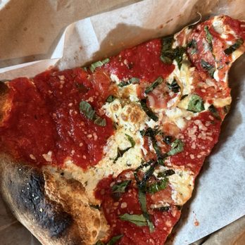 Vito's Slices and Ices - Margherita Slice - Pizza Near Me - New York, New York Vito's Slices and Ices - Margherita Slice - Pizza Near Me - New York, New York