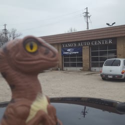 Yano's Automotive Service - Bob the Raptor Says "These Mammals take care of cars."