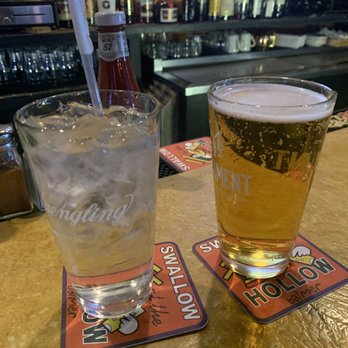Swallow At the Hollow - Miller Lite and Water - New American Near Me - Baltimore, Maryland Swallow At the Hollow - Miller Lite and Water - New American Near Me - Baltimore, Maryland