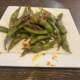 Sizzling Edamame