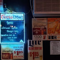 Kuhnsville hotel - Daily special board, all day every day beer prices, and entertainment schedule
