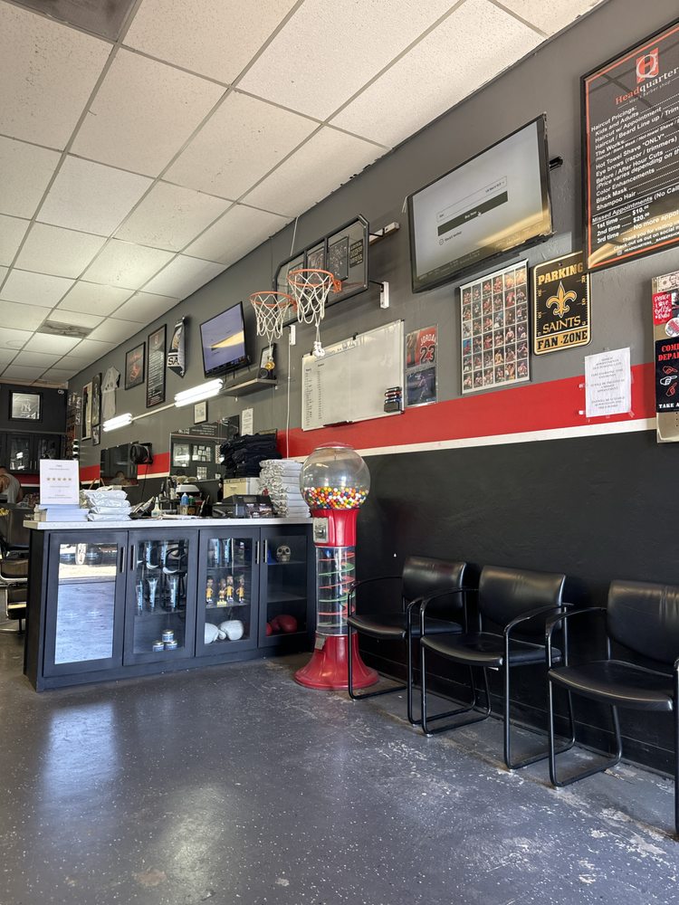 Headquarters Barbershop Logo