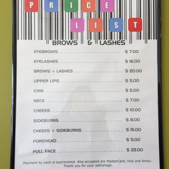 Nayan Brows & Lashes - Price List - Jan. 2016 - Eyelash Service Near Me - Greenwood, Indiana Nayan Brows & Lashes - Price List - Jan. 2016 - Eyelash Service Near Me - Greenwood, Indiana