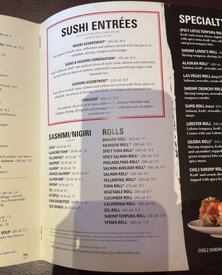 Menu photo 8 Benihana - Broomfield Broomfield, CO