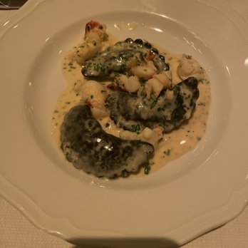 Carbone - Lobster ravioli - way too salty for my taste - Italian Near Me - Las Vegas, Nevada Carbone - Lobster ravioli - way too salty for my taste - Italian Near Me - Las Vegas, Nevada