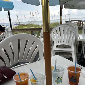 Blue Parrot Ocean Front Cafe - The view ! - Seafood Near Me - Eastpoint, Florida