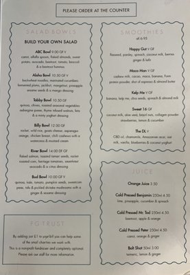 Menu photo 1 Farm Girl London, XGL Menu photo 1 Farm Girl London, XGL