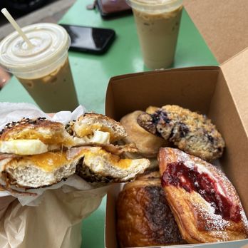 Ovenbird Bakery - Iced Latte, BEC on everything bagel and assorted pastries - Bakeries Near Me - Baltimore, Maryland Ovenbird Bakery - Iced Latte, BEC on everything bagel and assorted pastries - Bakeries Near Me - Baltimore, Maryland