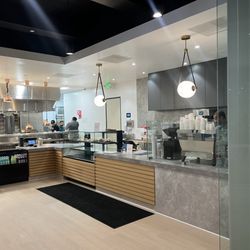 The open and well lit space.