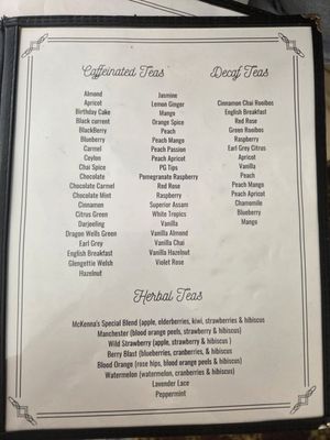 Menu photo 3 McKenna's Tea Cottage Seal Beach, CA Menu photo 3 McKenna's Tea Cottage Seal Beach, CA